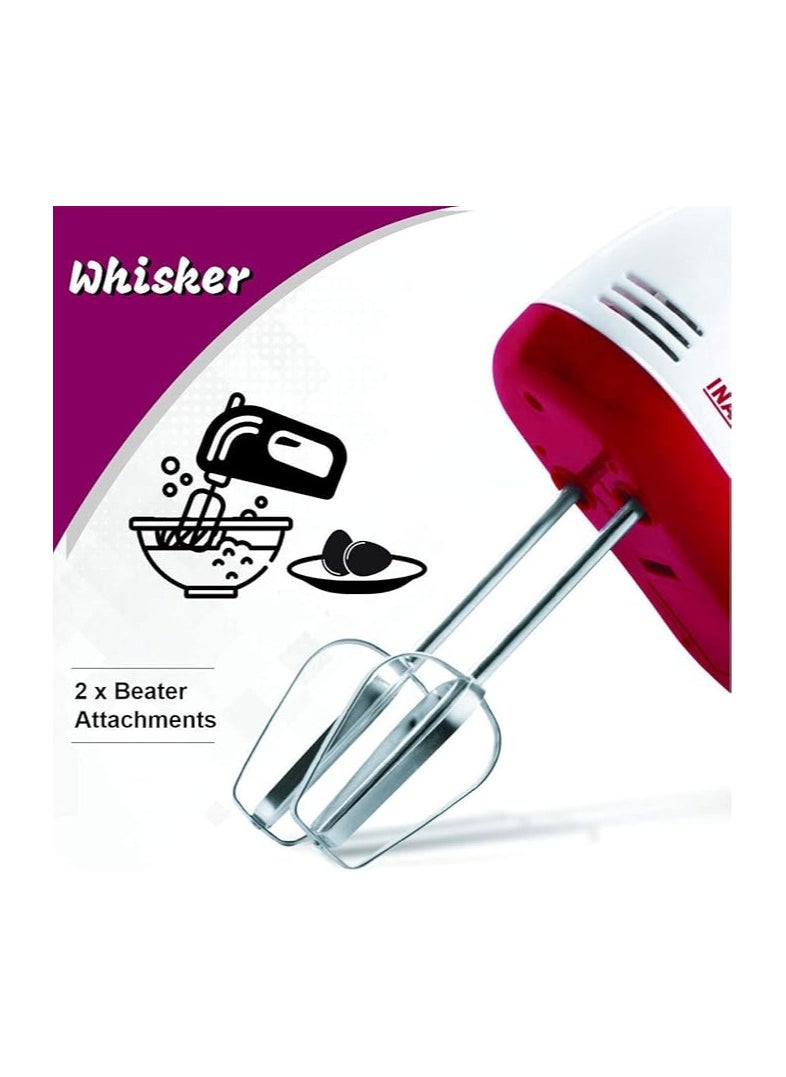Inalsa - Inalsa Hand Mixer Easy Mix-200W with 7 Speed Control & Detachable Stainless-Steel - Image 1