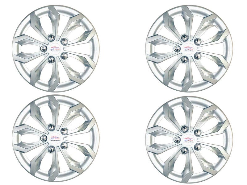 Auto Pearl Car Full Silver Wheel Cover Caps 12 Inches Press Type Fitting for - Alto STD - Image 5