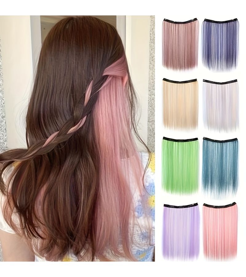 22 Inch Long Straight Synthetic Hair Extension North Star Color 55 Liters Package - Image 1