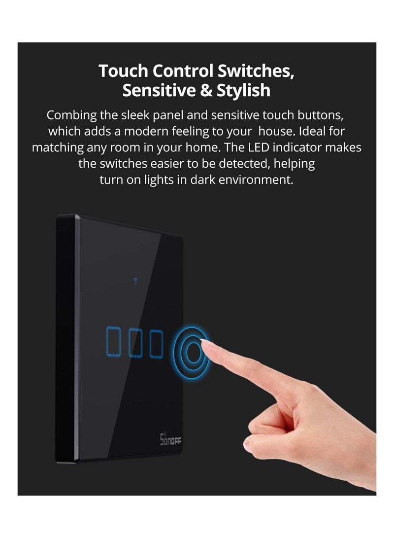 SONOFF Smart wall switch 3 gang - Image 3