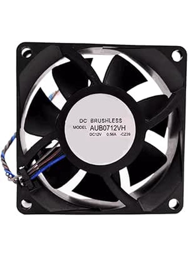 12V 0.56A 70mm 4 Wire PWM Cooling Fan 7CM 7025 PC Case Cooler - Image 1