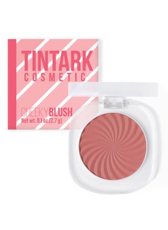 Tintark Cheeky Blush Compact for Face Cheeks Talc Free Blusher Palette Matte Powder Makeup Natural Healthy Mauve Pink Magenta Peach Red Vegan Cruelty Free 