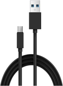اوميكر 2 حزمة كابل USB C 1.8 متر، 66 واط توصيل الطاقة PD كابل شحن سريع USB C إلى USB  لهاتفآيفون 15 برو/15 برو ماكس/15/15 بلس، آيباد ميني 6، ماك بوك برو/إير، آيباد برو، سامسونج S23+، هواوي P60، الخ الأسود  - Image 1