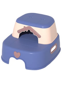 2-In-1 Baby Step Stool With Durable Material - Blue