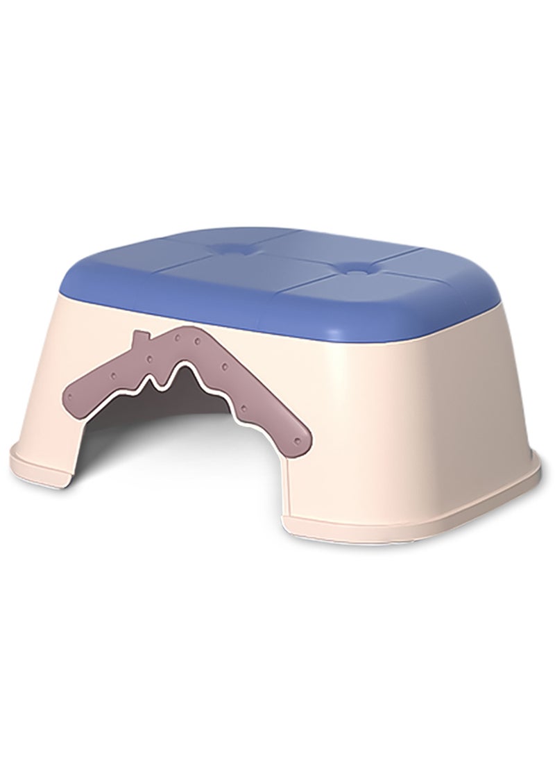 Eazy Kids - 2-In-1 Baby Step Stool With Durable Material - Blue - Image 1