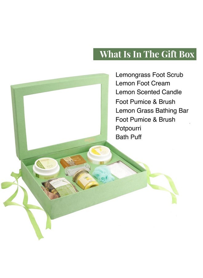 BodyHerbals Foot Care Premiun Gift Set For Women & Men| Foot Care Kit| Gift Box Hamper For Couple| 7 Pcs| Luxury Gift For Birthdays, Anniversaries, Christmas And Special Celebrations| 100 % Vegan  - Image 1