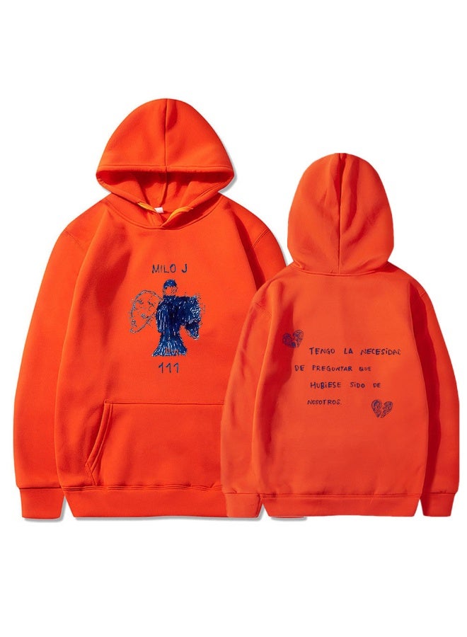 NIBEMINENT Milo J Hooded Sweatshirt - Unisex Loose Fit Polyester Pullover for Sports and Leisure - Image 1