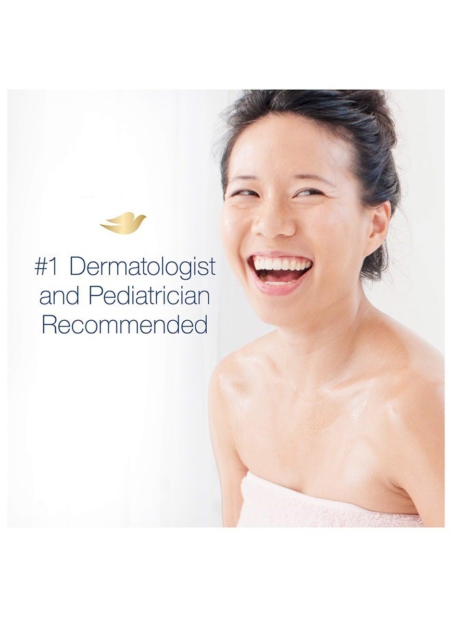 Dove Moisturizing Beauty Bar for Softer Skin, Fragrance-Free, Hypoallergenic Beauty Bar Sensitive Skin Effectively Washes Away Bacteria While Nourishing Your Skin 3.75 oz 2 Bars - Image 4