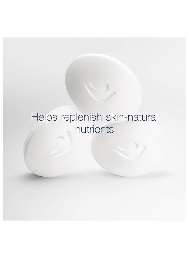 Dove Moisturizing Beauty Bar for Softer Skin, Fragrance-Free, Hypoallergenic Beauty Bar Sensitive Skin Effectively Washes Away Bacteria While Nourishing Your Skin 3.75 oz 2 Bars - Image 2