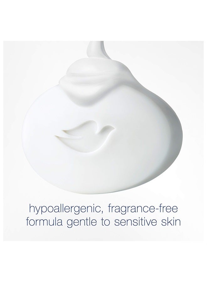 Dove Moisturizing Beauty Bar for Softer Skin, Fragrance-Free, Hypoallergenic Beauty Bar Sensitive Skin Effectively Washes Away Bacteria While Nourishing Your Skin 3.75 oz 2 Bars - Image 3