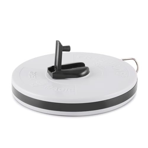 FREEMANS FM30 Grey Magic Fibreglass Measuring Tape - 30m/100ft With Unbreakable ABS Case || Durable Winding Mechanism Handle and Steel End Hook || Grey Color - Image 3