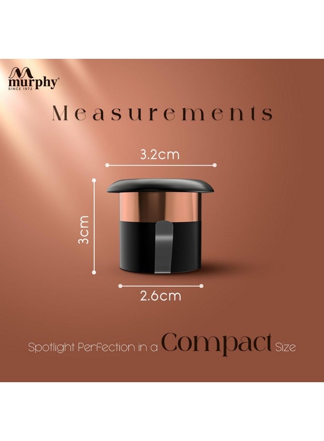 Murphy 2W Rose Gold Finish Button LED Spot Lights | Pack of 15 | Warm White (Golden Yellow) | Perfect for Home & Commercial Spaces - Image 4