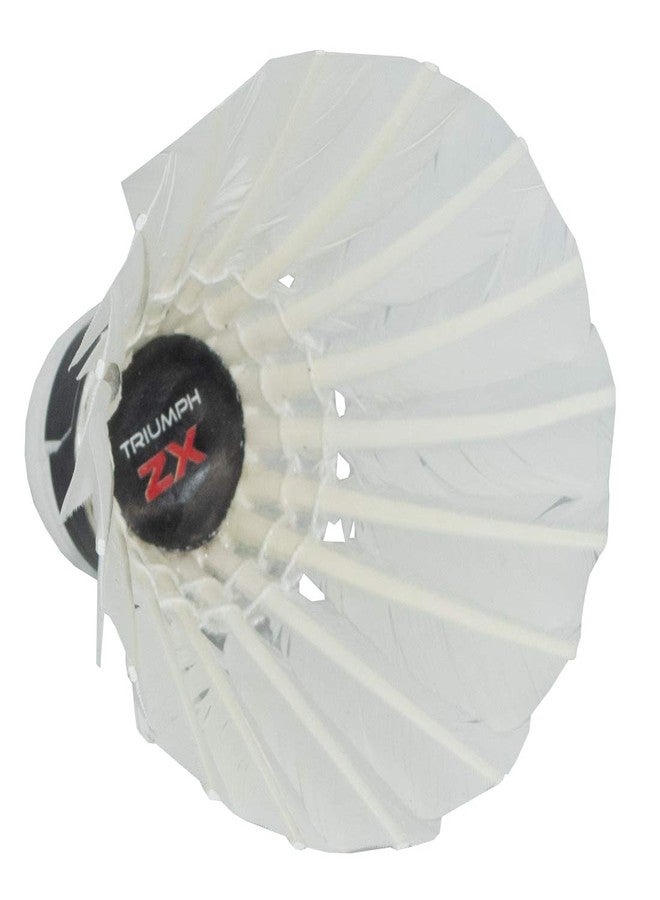 ترايامف مضرب تنس الريشة من تريومف، وكرة ريشة، ومضرب تريومف باشون قطعة واحدة مع 10 كرات ريشة تريومف زد إكس وغطاء كامل للمضرب - Image 5