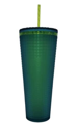Starbucks Starbucks Green Jelly Acrylic Grid Tumbler Limited Edition 2022 24oz 
