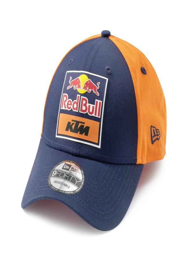 KTM Red Bull Replica Team Curved Cap, Blue/Orange, One Size - Image 1