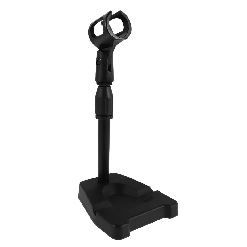 Metal Desk Microphone Stand with U Shaped Clip and Adjustable Boom Arm for Streaming - Image 1