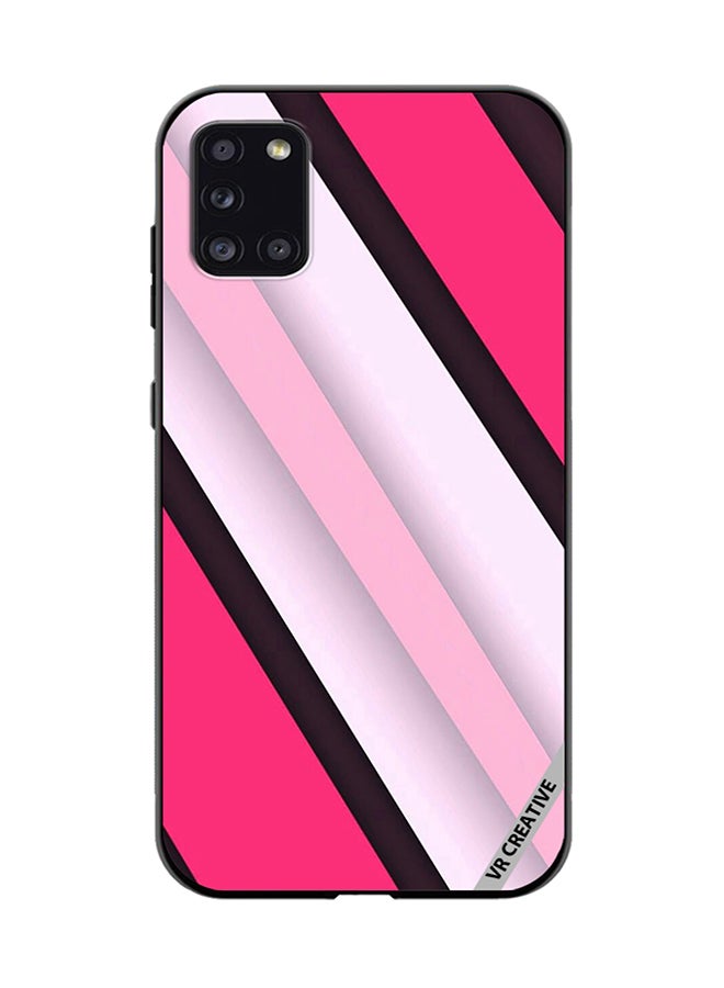 VR CREATIVE Protective Case Cover For Samsung Galaxy A31 Layers Design Multicolour - Image 1
