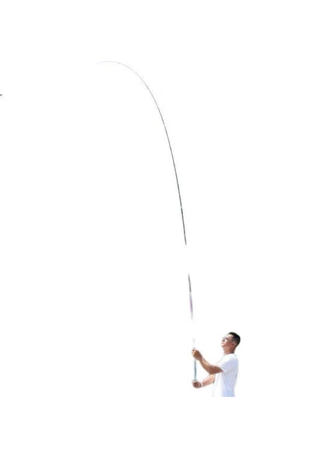 Robinson Rob On Luobinxiuqingjiang Fishing Rod, Handheld Rod, 6.3 Meters, Ultra-light, Ultra-hard, 28-section Carbon Fiber, Platform Fishing Rod - Image 3