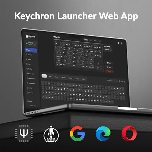 Keychron K1 Max Ultra-Slim Wireless Mechanical Keyboard, 80% TKL Layout Bluetooth/2.4 GHz/Wired Keyboard with Low-Profile Gateron Red Switch, Hot-Swappable, RGB Backlit QMK for Mac Windows Linux - Image 4