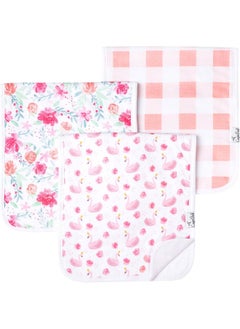 Copper Pearl Copper Pearl Baby Burp Cloth Large 21''x10'' Size Premium Absorbent Triple Layer 3 Pack Gift Set  - Image 1