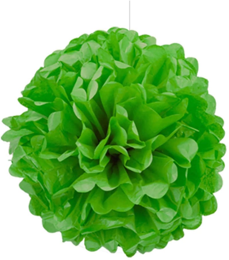IGUO Monster Bash Party Decorations - 30Pcs Yellow Blue Green Orange Tissue Pom Poms Monster Party Favors 1st Birthday Supplies Paper Tassel Garland for Girls Boys Baby Shower Kids Party Supplies - Image 4