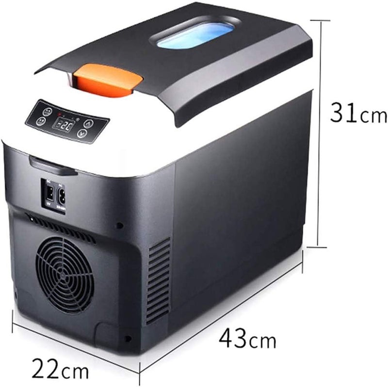 windforgecraft Portable Refrigerator Freezer, Car Mini Fridge Cooler, -8°F~65°F, Compact Refrigerator, for Camp, Office, Electric Drink Cooler for Indoor, Outdoor - Image 2