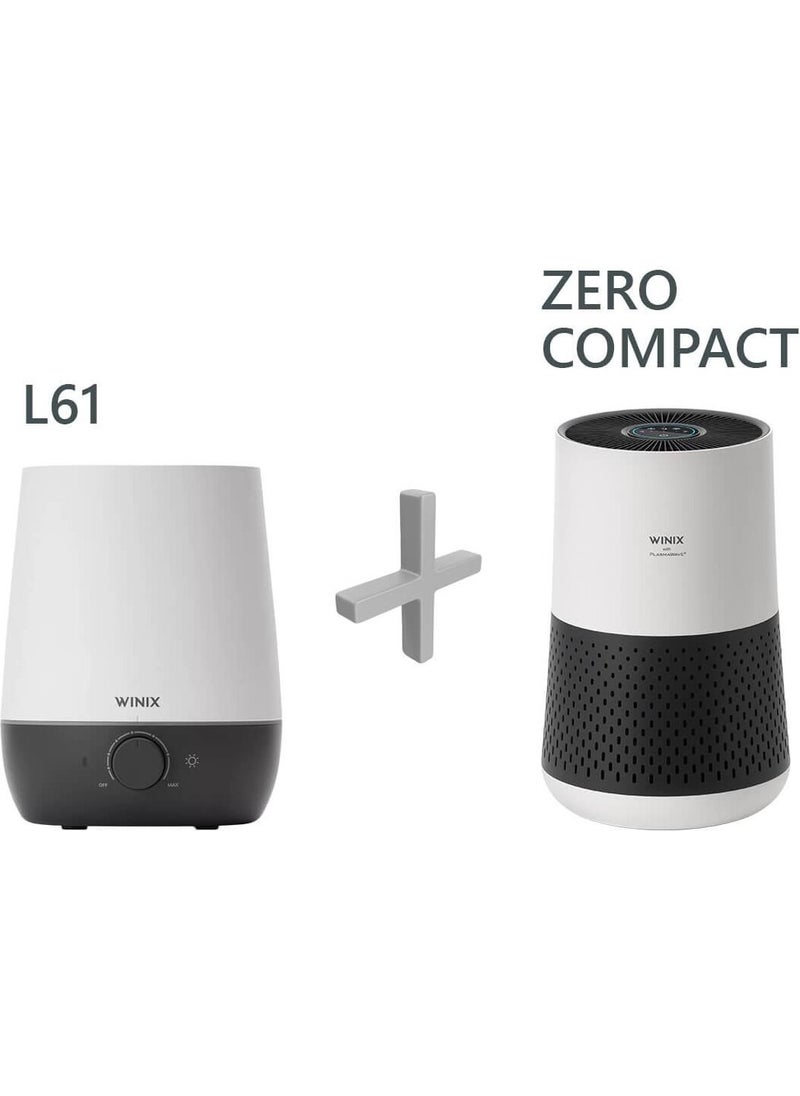 Winix - Zero Compact Air Purifier and L61 Air Humidifier Bundle - Image 1