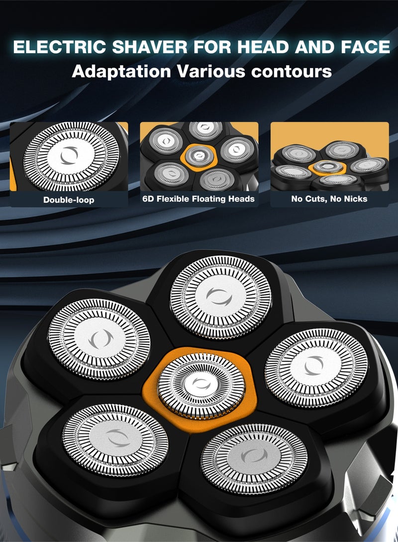 نونك آلة حلاقة الشعر هناك ستة رؤساء سكين المغناطيسي شفط قابل للغسل جيد جدا - Image 4