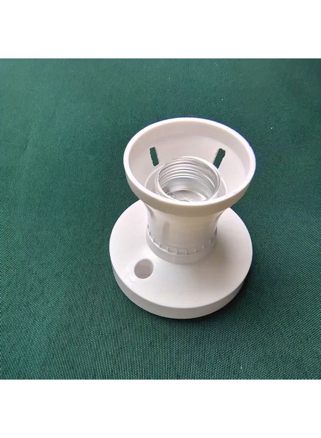 1pc E27 Screw Ceiling Lamp Holder Heat Resistant LED Light Base - Image 1