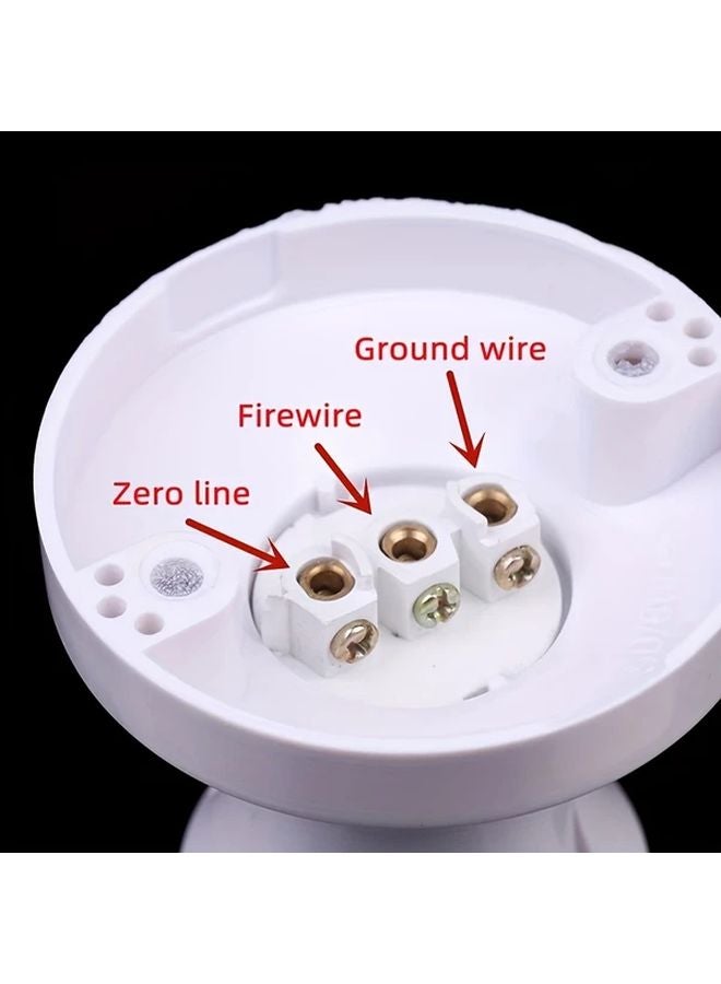 1pc E27 Screw Ceiling Lamp Holder Heat Resistant LED Light Base - Image 4