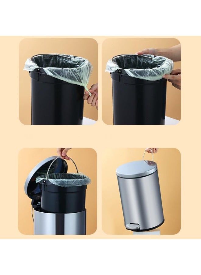 Eco Waste Bin with Black Plastic Lid 12 L Pack of 4 - Image 2