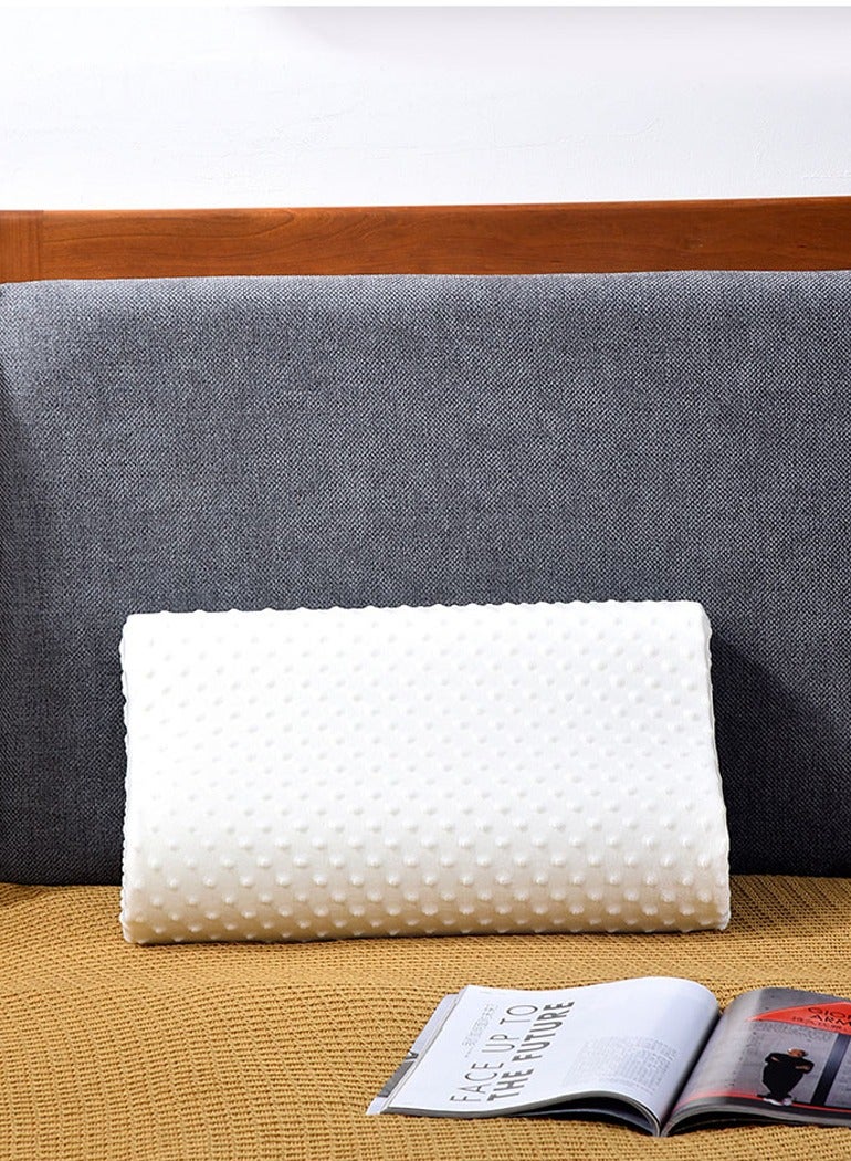 Loquat New high quality memory foam pillow slow rebound material neck massage sleeping pillow memory foam pillows home - Image 2