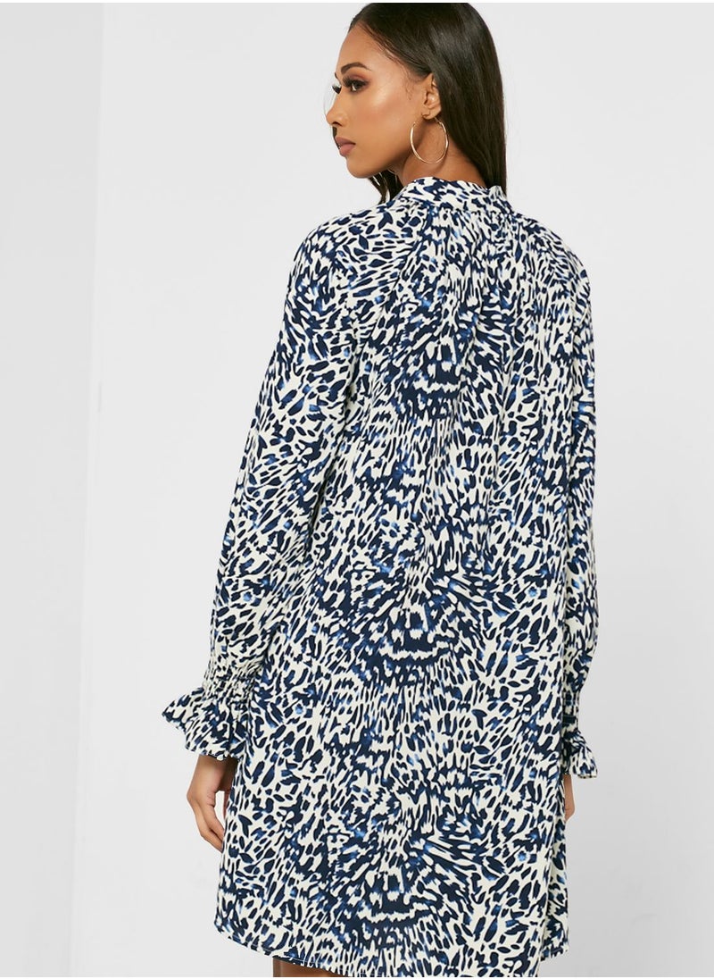 VERO MODA - Printed Shirt Dress - Image 1