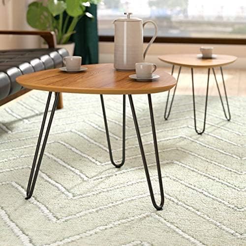 HIRVALL HIRVALL Hairpin Coffee Table Legs 22 Inch Set of 4 Metal Legs for Furniture Mid Century Modern Legs for Dining and End Tables Chairs Home DIY Projects 22 inch  - Image 3