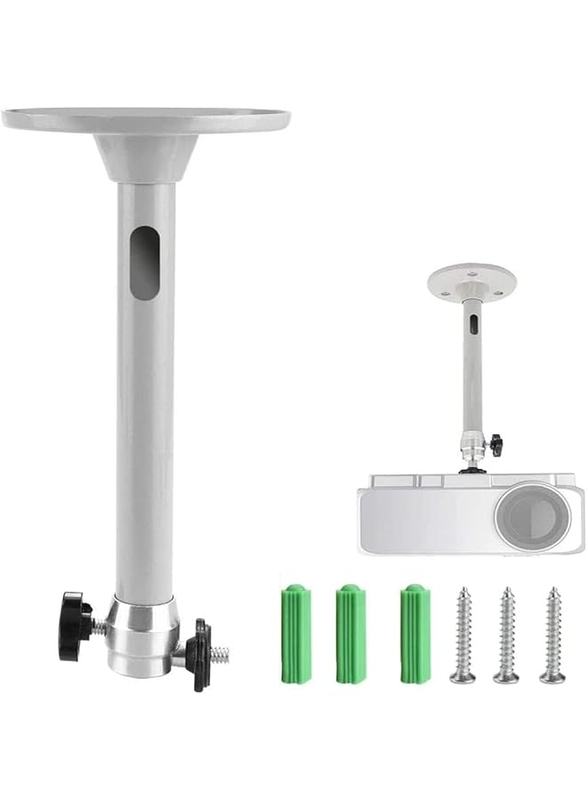 erorex Projector Wall Mini Ceiling Mount Stand Universal Projector Ceiling Mount Bracket 360 Swivel 90 Tilt Wall Mount Hanger Tilt And Swivel Projector Holder For Most Mini Projector Bracket  - Image 1