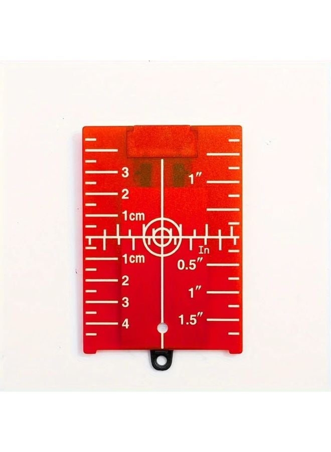 Green Magnetic Laser Level Target Plate With Stand And Bubble Level - Image 3