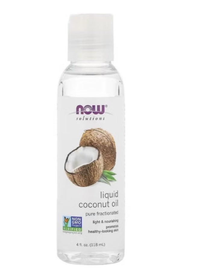 now Pure Liquid Coconut Oil 118ml - Image 2
