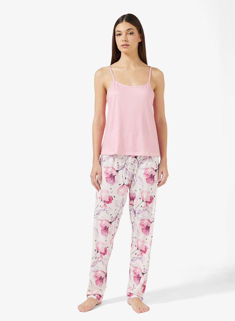 ELLA 3 Piece Floral Pyjama Set - Image 3