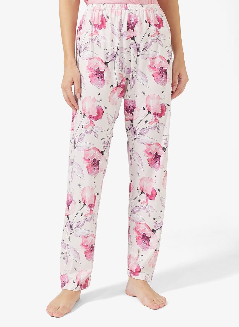 ELLA 3 Piece Floral Pyjama Set - Image 5
