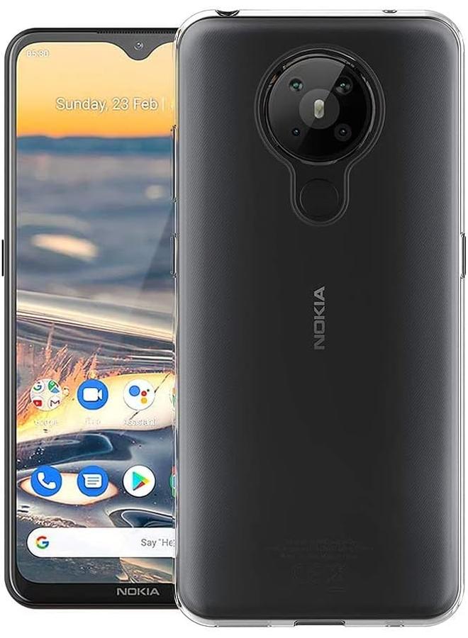 erorex Case For Nokia 5.3 6.55 Inch Soft Tpu Rubber Gel Bumper Transparent Back Cover - Image 4