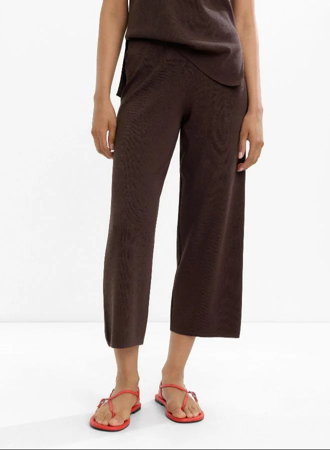 PARFOIS Cropped Knit Pants
