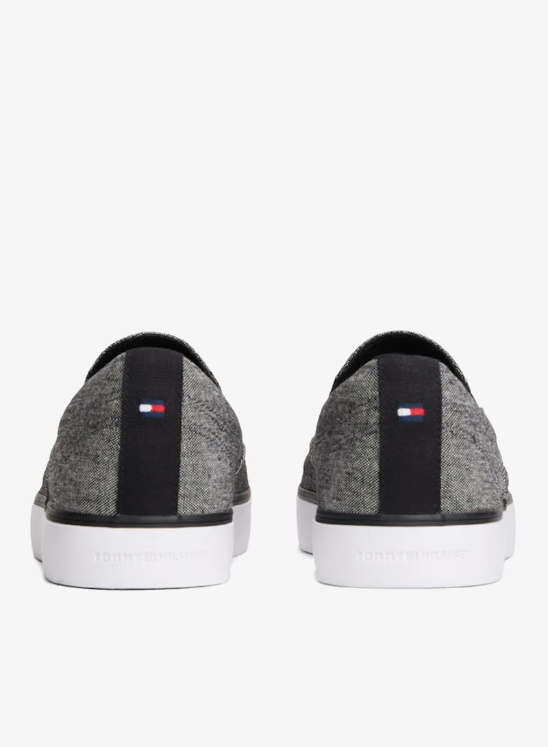 TOMMY HILFIGER Black Harlem Core Slip Low Top Sneakers for Men | Best Price UAE