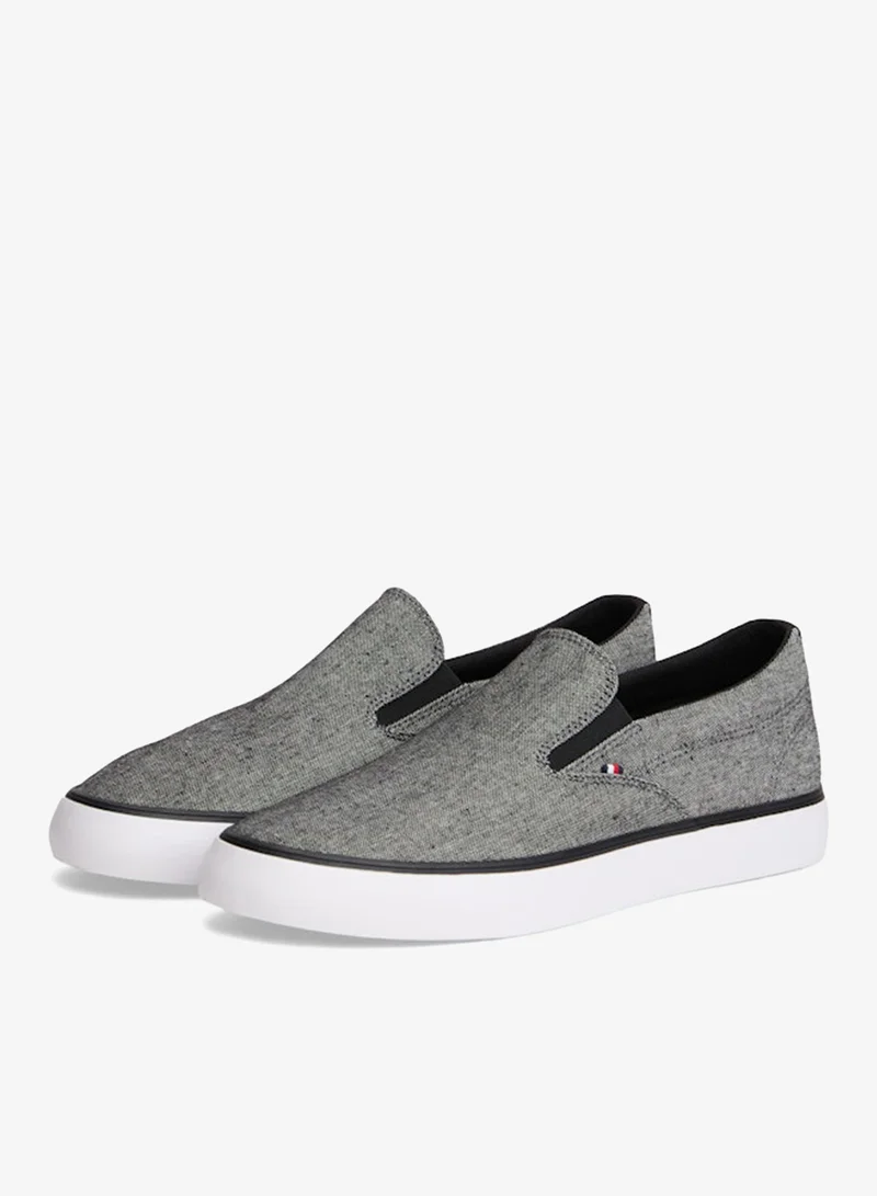 TOMMY HILFIGER Black Harlem Core Slip Low Top Sneakers for Men | Best Price UAE