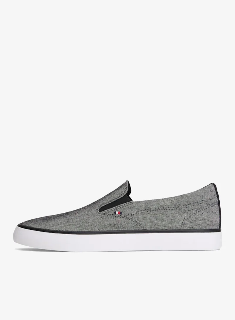 TOMMY HILFIGER Black Harlem Core Slip Low Top Sneakers for Men | Best Price UAE