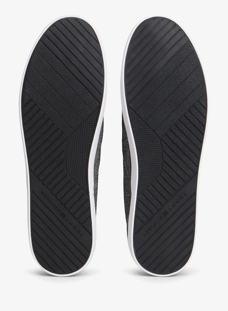 TOMMY HILFIGER Black Harlem Core Slip Low Top Sneakers for Men | Best Price UAE