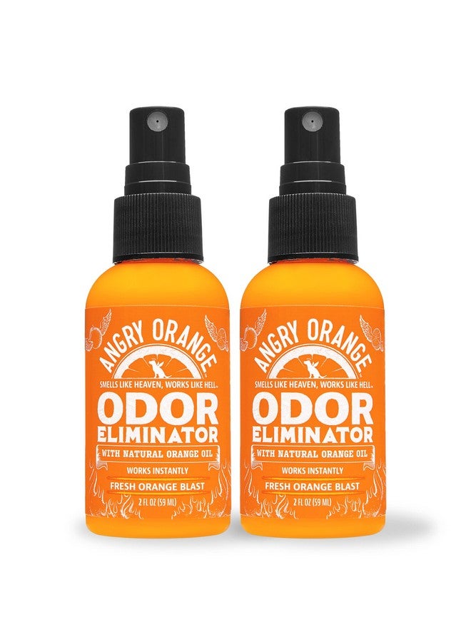 Pet Odor Eliminator For Home And Traveling Pack Of 2, Travel Size 2Oz, Pet Smell Remover SpraysWorks On Indoor, Outdoor, And NonLeather Furniture, Meets Tsa Guidelines