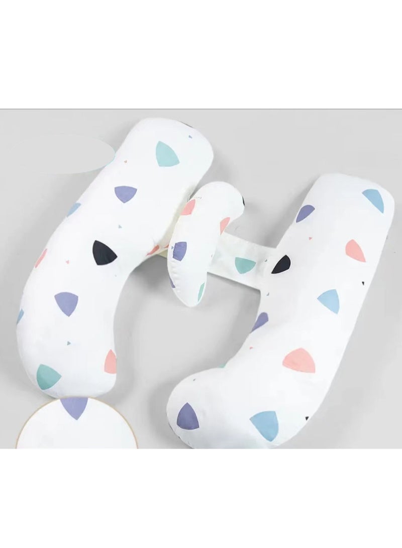 Multifunctional abdominal support pregnancy pillow pure cotton cushion pillow U-shaped sleeping pillow - Image 2
