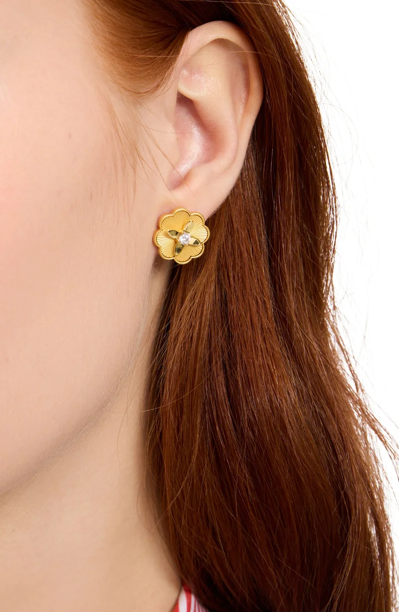 كيت سبيد أقراط Heritage Bloom Studs
