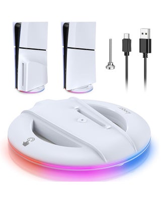 Vertical Stand Base with 14 RGB Lights Modes for PS5 Slim Console Disc and Digital Version - pzsku/Z91E7FACA8D0EAB65396DZ/45/_/1713778526/71373a88-ac9b-4ce8-be7f-c737eb1d4b95