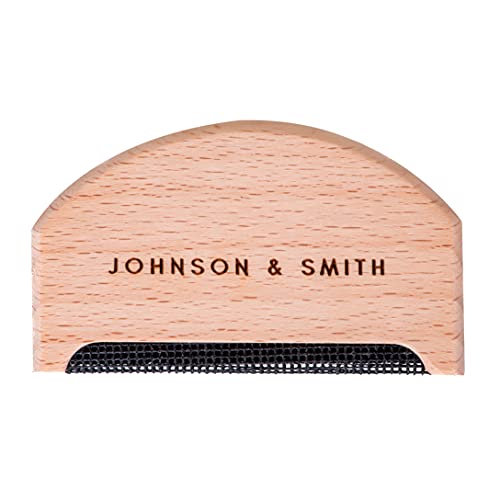 Johnson Smith Sweater Comb - Cashmere Sweater Shaver Lint Scraper - Easy Grip Comb - Multifunction Fabric Clothes Shaver Pill Remover - Travel Pilling Remover Brush with Pouch - Image 1